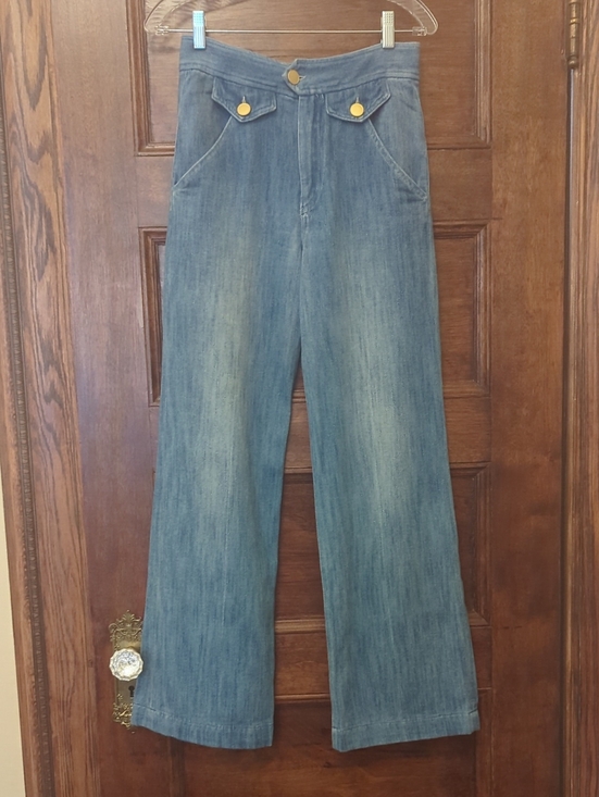 Isabel Marant Pants - Isabel Marant High-Waisted Wide Leg Jeans | Size 34 (XS/S)